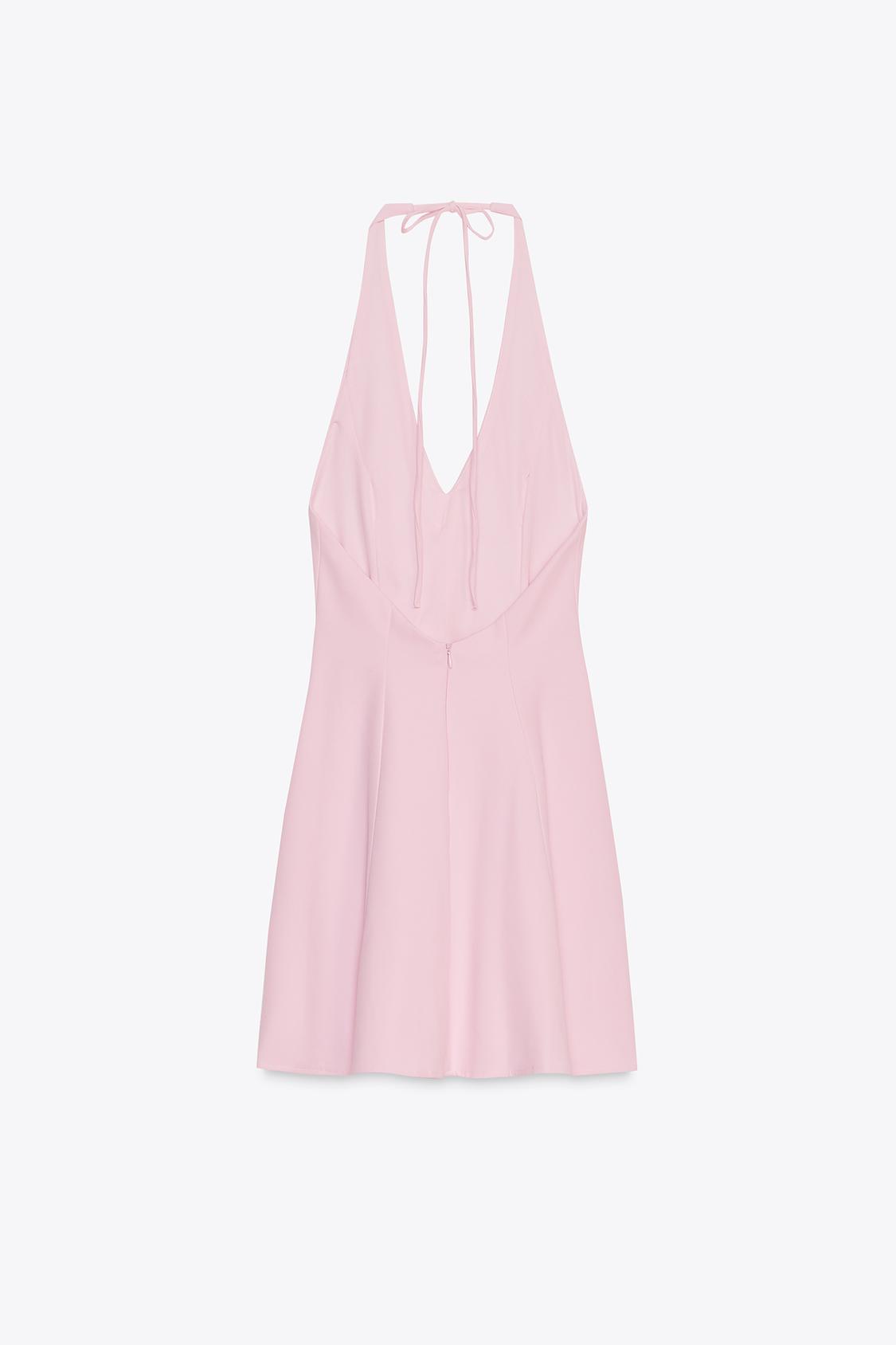 HALTER GORED SHORT DRESS - view 2