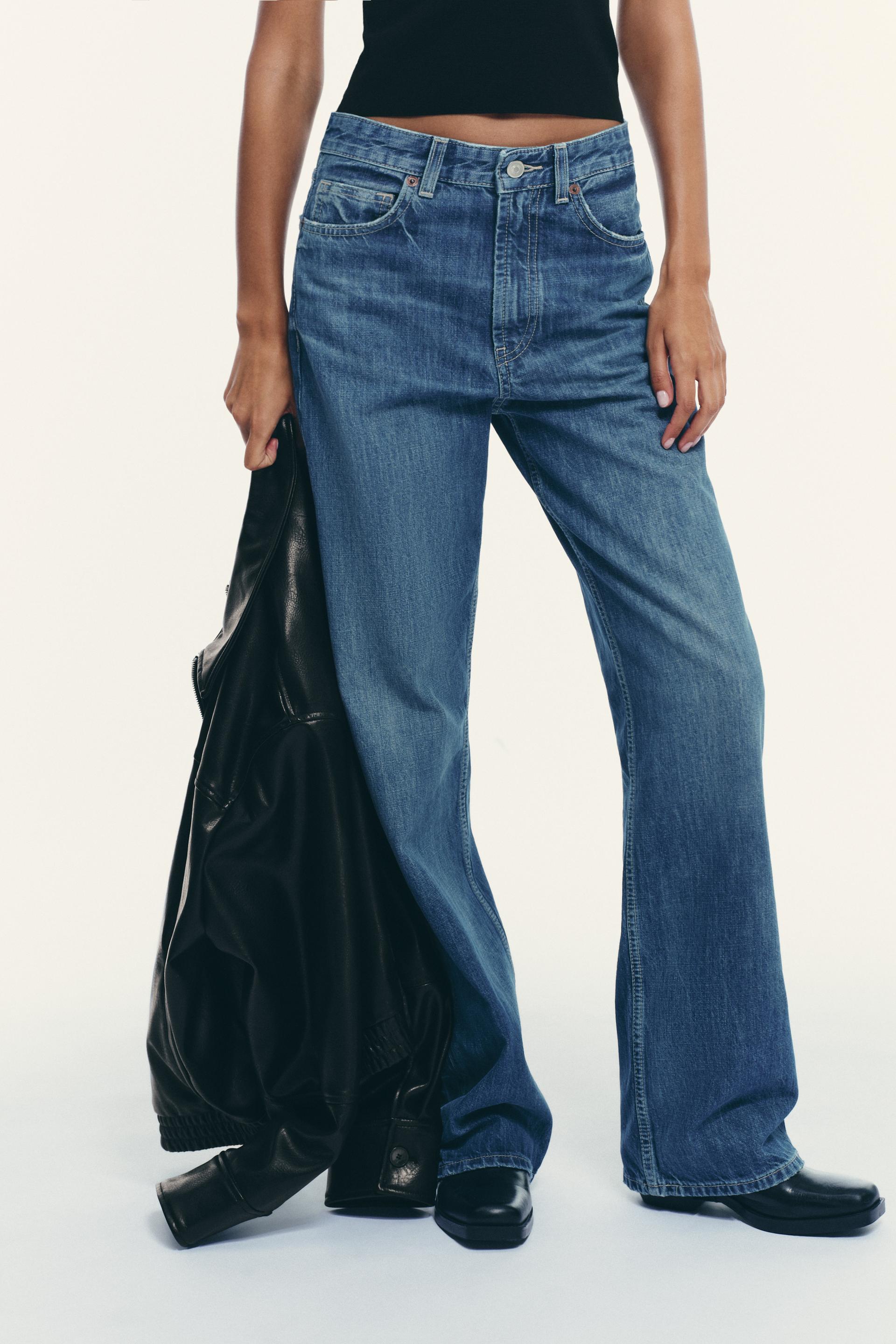 TRF WIDE-LEG HIGH-WAIST FULL-LENGTH JEANS - view 2