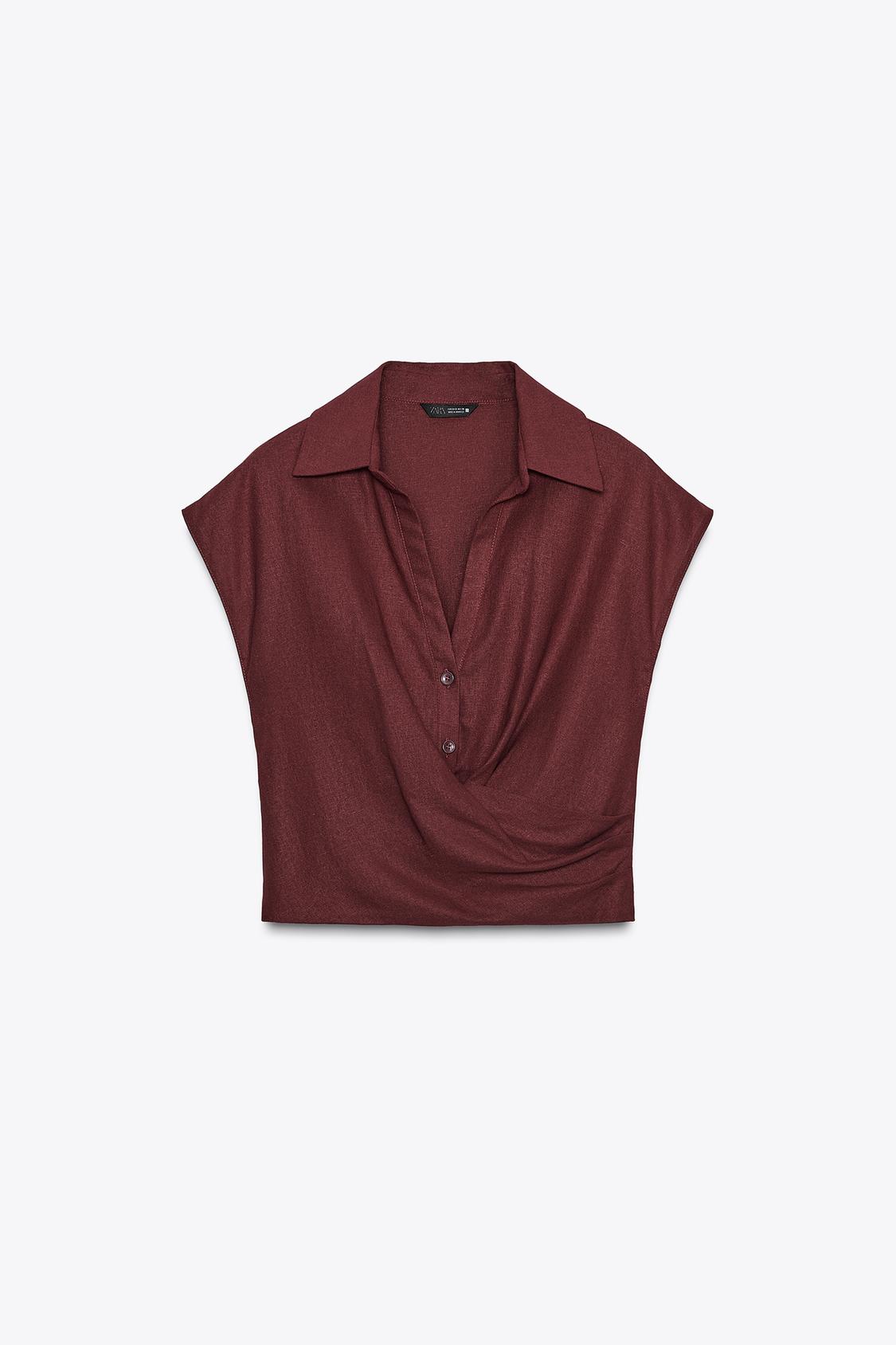 TRF MID-WAIST WIDE-LEG JEANS - view 1