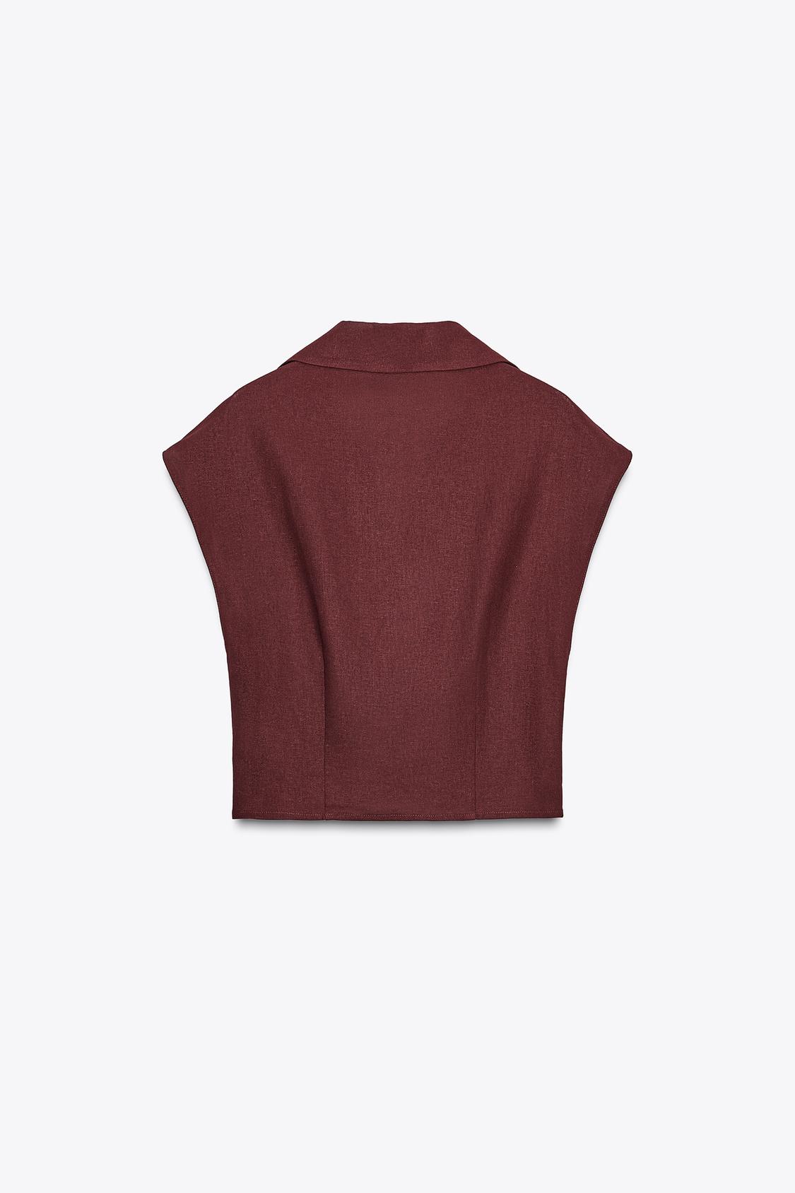 TRF MID-WAIST WIDE-LEG JEANS - view 2